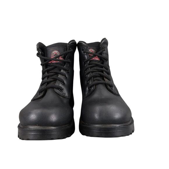 Brahma Shoes Mens 7 Boots Work Utility Slip Oil Resistant Combat Black Lace Up main image 4